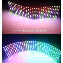 P10 direccionable flexible sk6812 WS2812B 5050 RGB 16x16 8x32 píxeles matriz LED